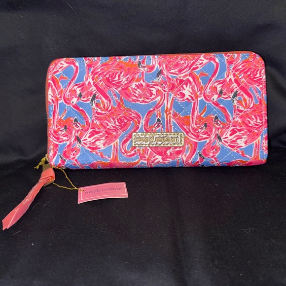 NWT Simply Southern wallet Pink 🦩 - Picture 2 of 3